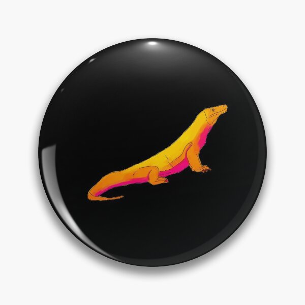 Item preview, Komodo Dragon yellow pink illustration designed and sold by KennyLucky.