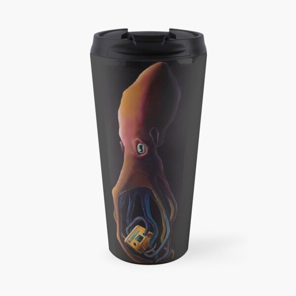 Media Octopus (Black Ink Edition) Travel Mug
