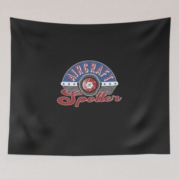 Item preview, Aircraft Spotter Vintage Design red / blue designed and sold by FouDeeziner.