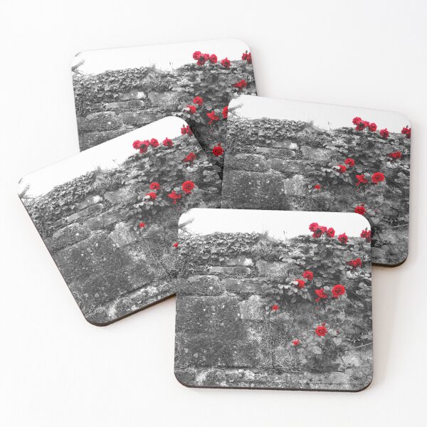 Item preview, Black and white photo of Red colored roses designed and sold by Happy Life Graphics.