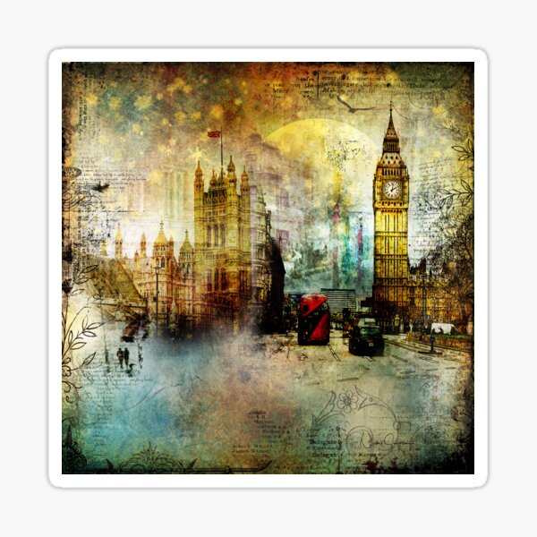 London Lights Sticker