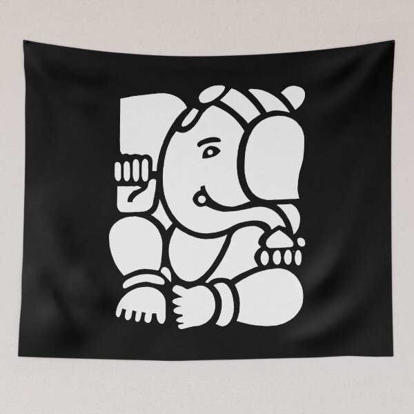 Item preview, Ganpati Hindu Artsy Ganesha designed and sold by teeters-ind.