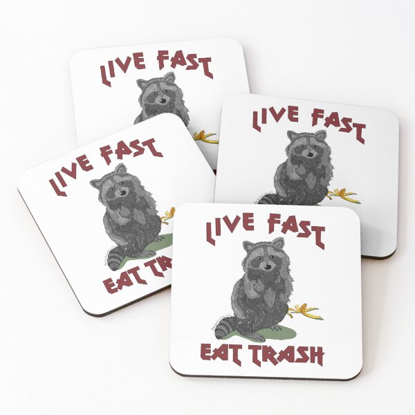 Item preview, Live Fast, Eat Trash designed and sold by michaelaari.