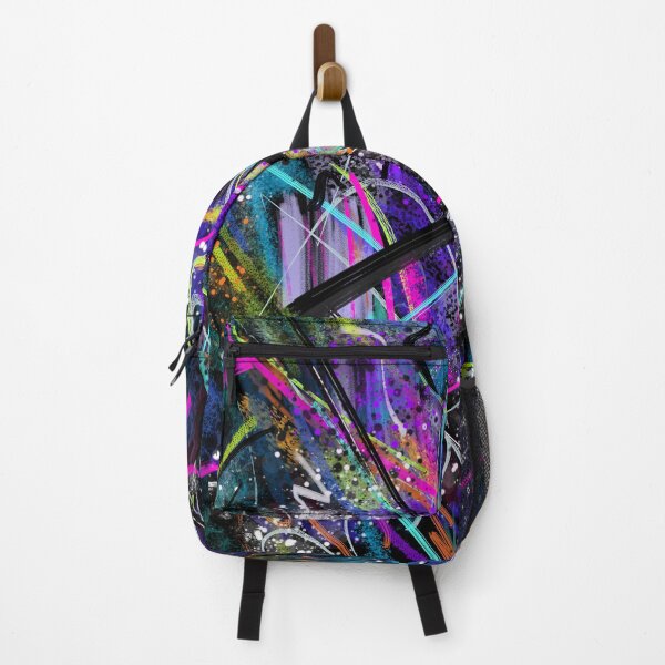 Item preview, Modern Abstract Art. Seamless design for textiles bright funky purple/teal designed and sold by Dance Vibes: Blingit Studios.