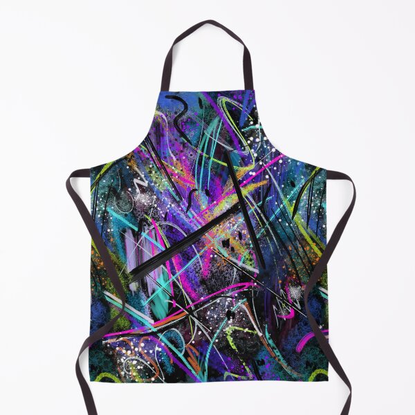 Item preview, Modern Abstract Art. Seamless design for textiles bright funky purple/teal designed and sold by Dance Vibes: Blingit Studios.