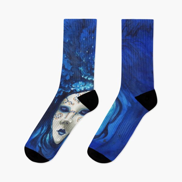 Item preview, Blue and White Masks designed and sold by Sherry Cummings.