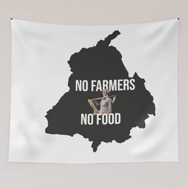 Item preview, I Support Farmers of Punjab designed and sold by KeekStudio.