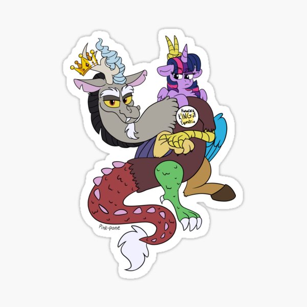 Discord and Twilight Sparkle Sticker