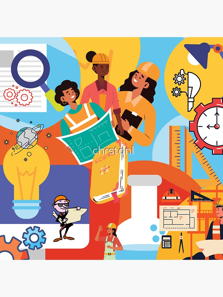 "Science Has No Borders" Sticker for Sale by chrstdnl Redbubble