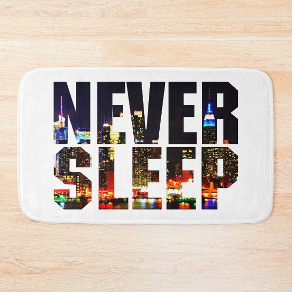 Item preview, New York City Skyline, Never Sleep, NY designed and sold by Handstand365.