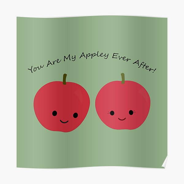 Apple Pun Posters for Sale | Redbubble Apple Pun Posters for Sale | Redbubble