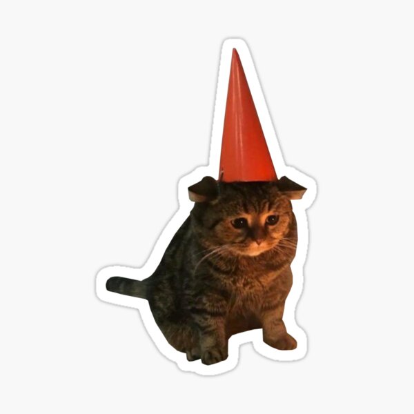 Sticker Chat D Anniversaire Triste Par Jayello Redbubble