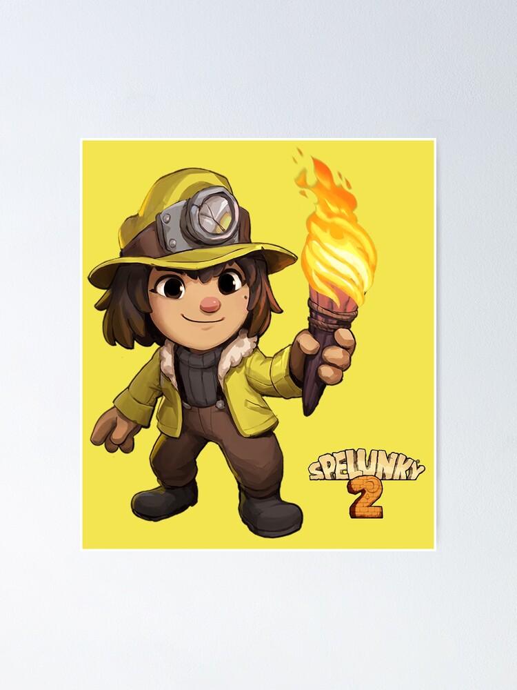 Classic Guy - Spelunky 2 Poster for Sale by remembermekid