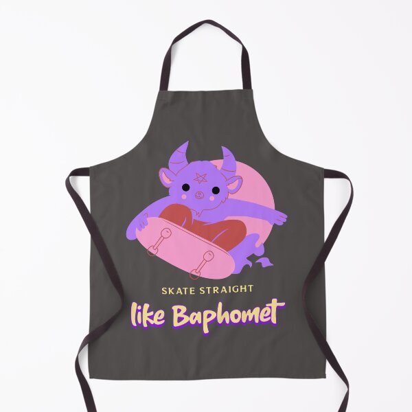 Item preview, Skate Straight Like Baphomet designed and sold by fifty-bucks.