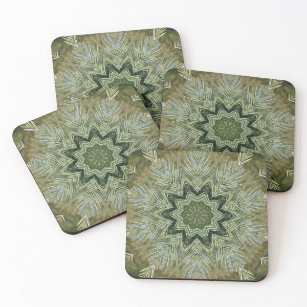 Item preview, Evergreen pine needle mandala designed and sold by rvjames.