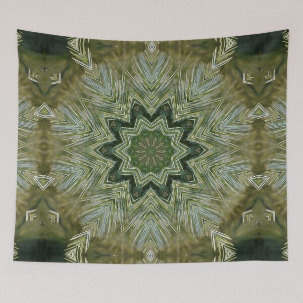Item preview, Evergreen pine needle mandala designed and sold by rvjames.