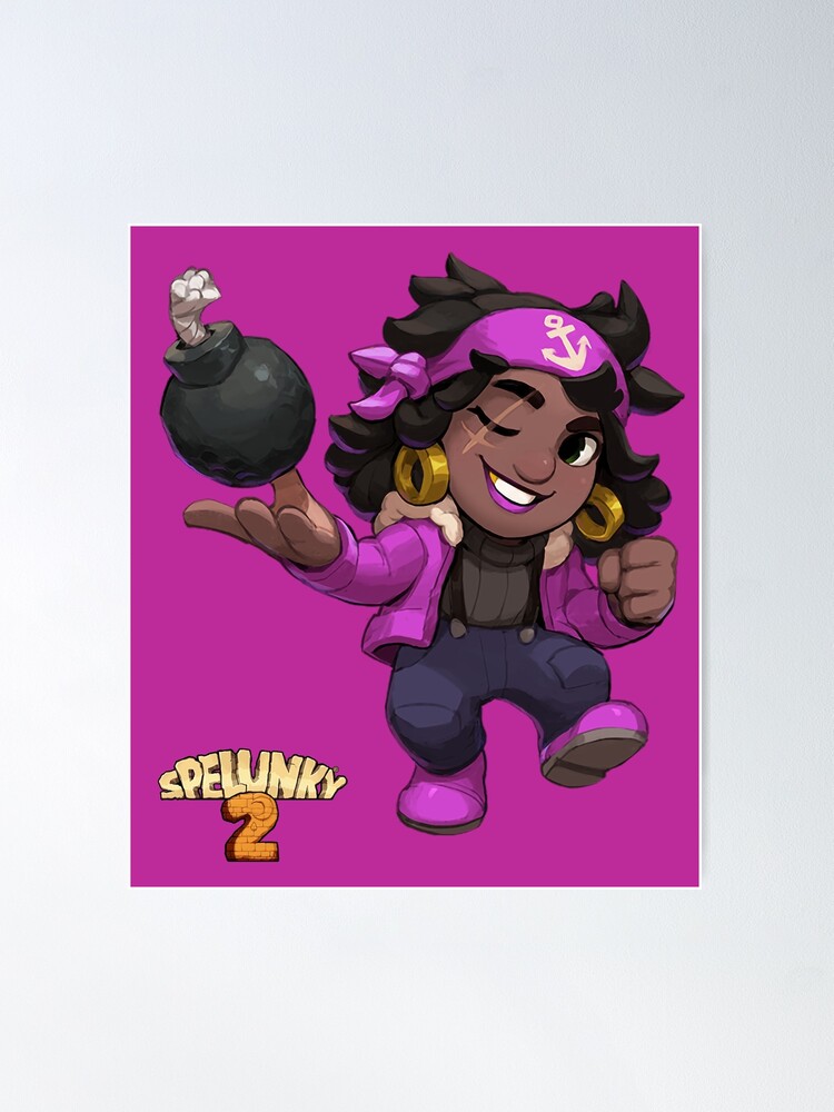 Classic Guy - Spelunky 2 Poster for Sale by remembermekid