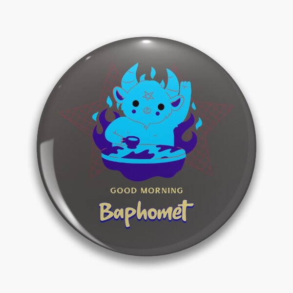 Item preview, Good Morning Baphomet designed and sold by fifty-bucks.