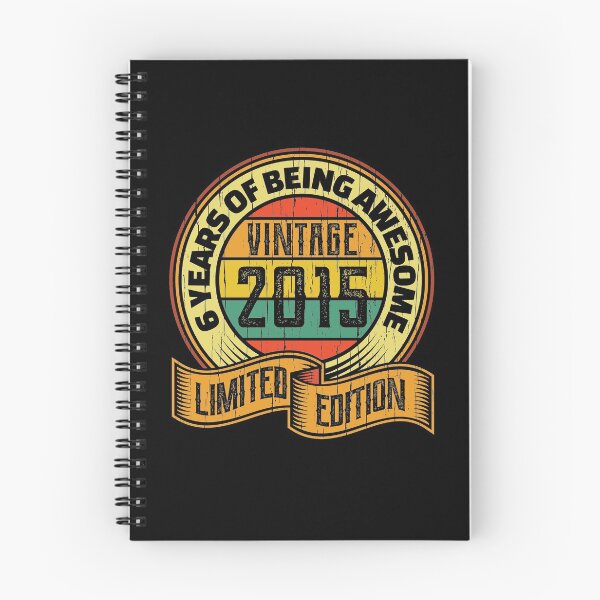 Item preview, 6 years of being awesome vintage 2015 Limited edition designed and sold by Hananiah Merch.