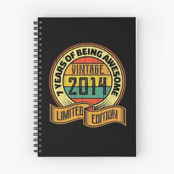 Item preview, 7 years of being awesome vintage 2014 Limited edition designed and sold by Hananiah Merch.