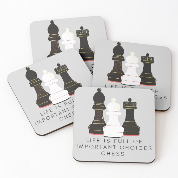 Item preview, Life is full of important choices chess  designed and sold by Christeena-.