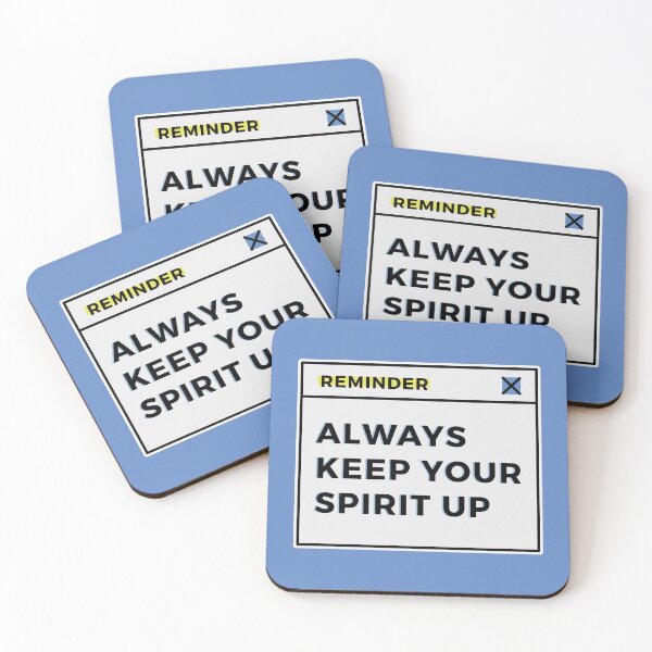 Item preview, Reminder: Always keep your spirit up designed and sold by Cat-designs.