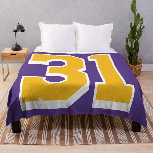 Item preview, 31 Yellow Number thirty-one Purple Basketball Jersey designed and sold by elhefe.