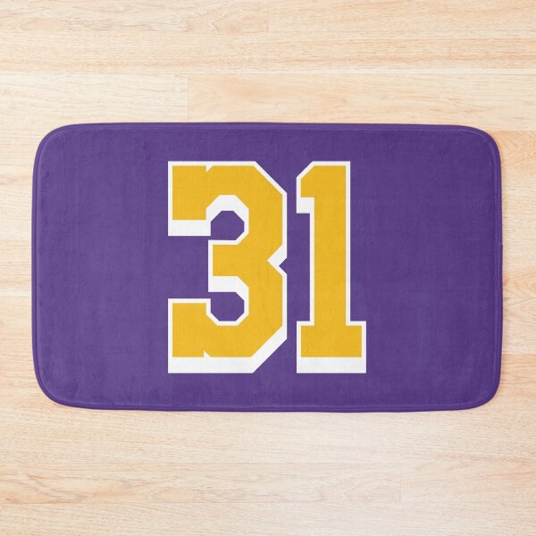 Item preview, 31 Yellow Number thirty-one Purple Basketball Jersey designed and sold by elhefe.