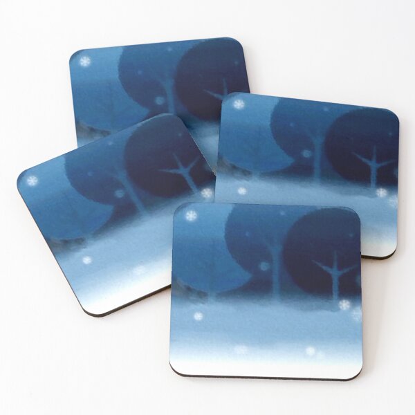 Item preview, Blue Winter Forest designed and sold by DuskWingArts.
