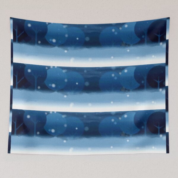 Item preview, Blue Winter Forest designed and sold by DuskWingArts.