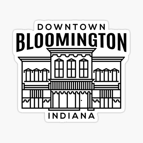 Item preview, Downtown Bloomington IN designed and sold by HalpinDesign.