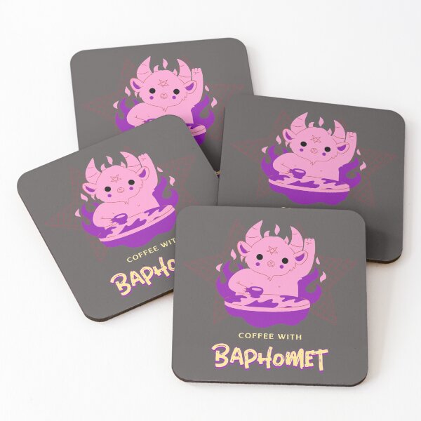 Item preview, Coffee With Baphomet designed and sold by fifty-bucks.