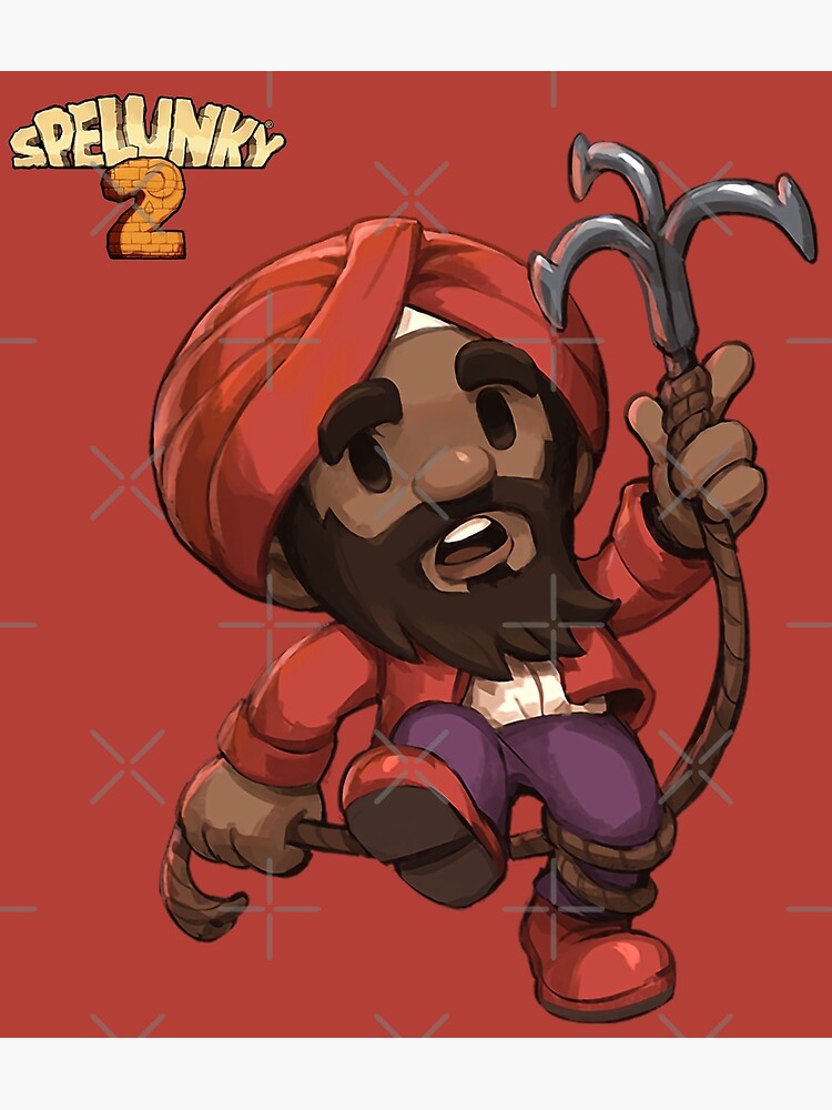 Classic Guy - Spelunky 2 Poster for Sale by remembermekid