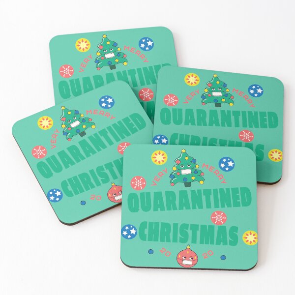 Item preview, Very Merry Quarantined Christmas 2020 designed and sold by WordsmithNerd.