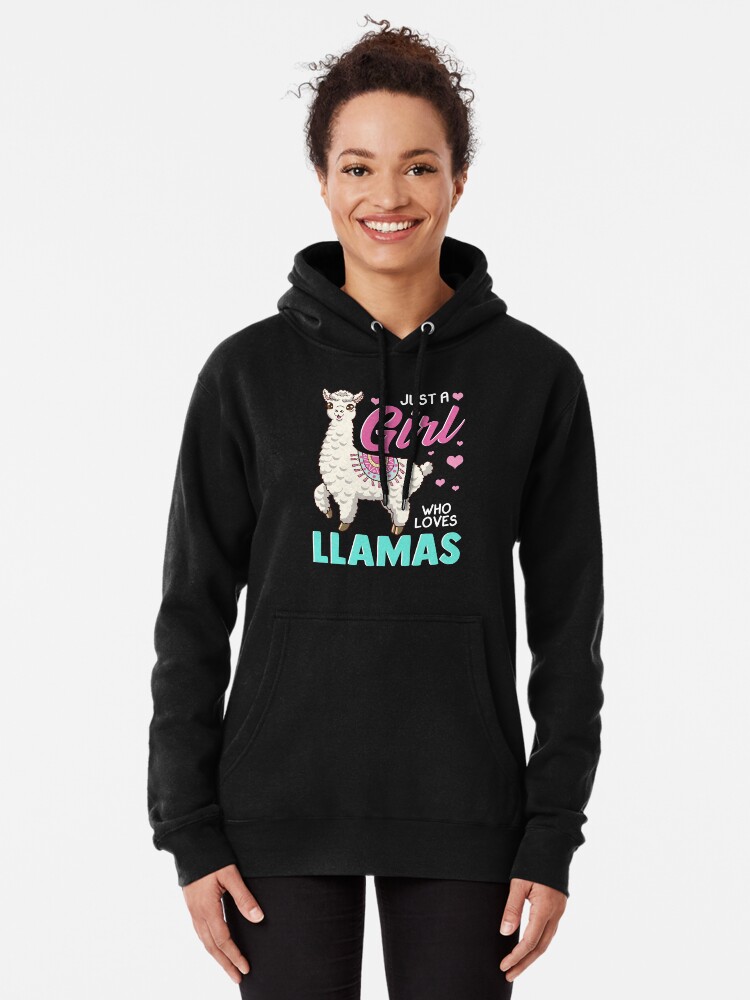 Funny Just A Girl Who Loves Llamas Cute Women Lama by The Perfect Presents