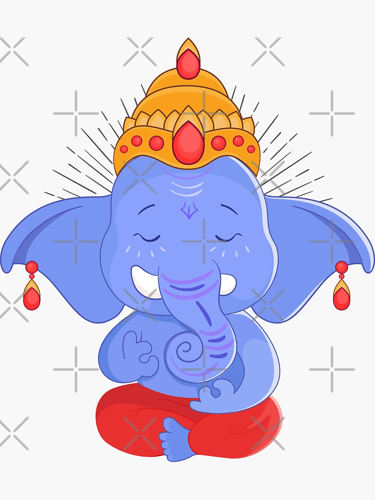 Ganpati drawing easy for kids | Bal Ganesha drawing and coloring step by  step - YouTube