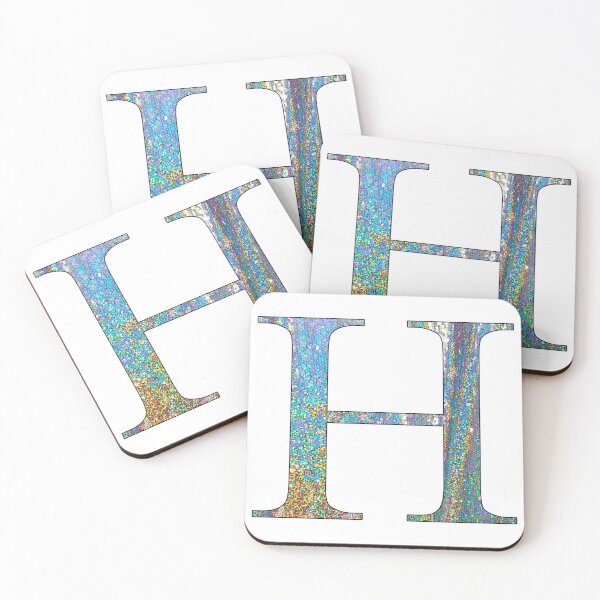 Item preview, Holographic Eta // Letter H designed and sold by artbysydsyd.