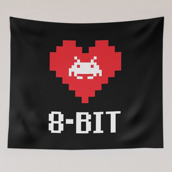 Item preview, Love 8 bit - 8 bit gaming style designed and sold by ShawnDzign.
