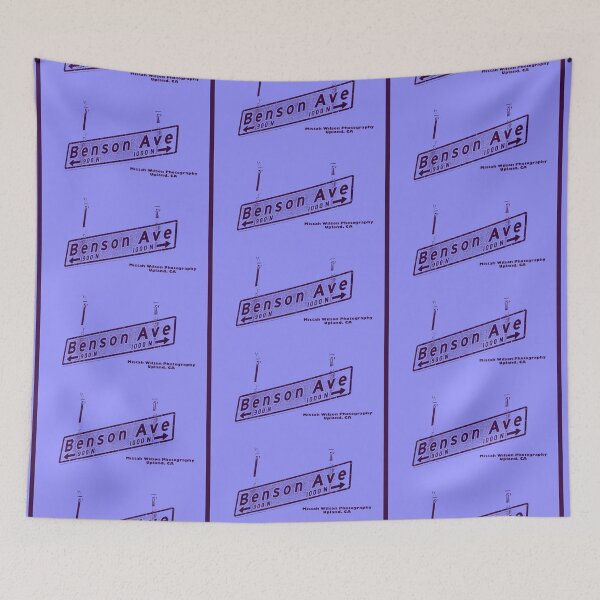 Item preview, Benson Avenue, Upland, California by Mistah Wilson designed and sold by The Street Sign Store.
