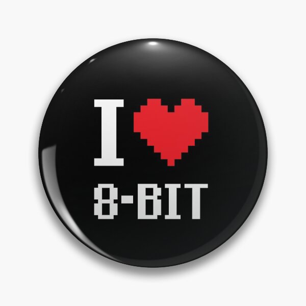 Item preview, I love 8 bit - 8 bit gaming style designed and sold by ShawnDzign.