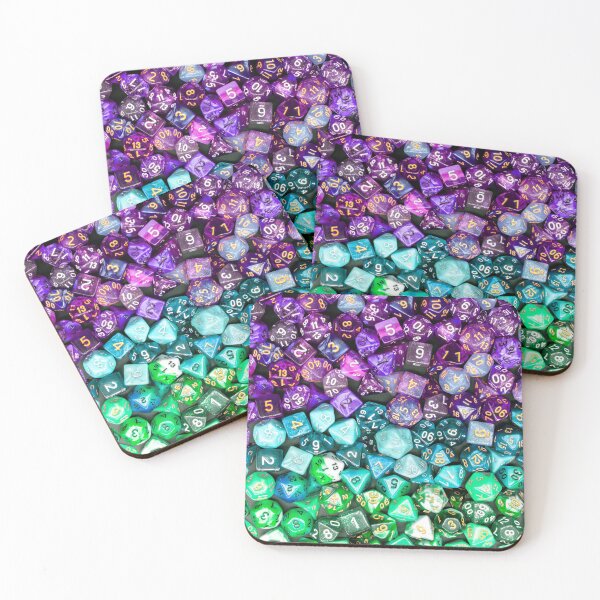 Item preview, Dice - Purple to Green designed and sold by Haley Laferney.
