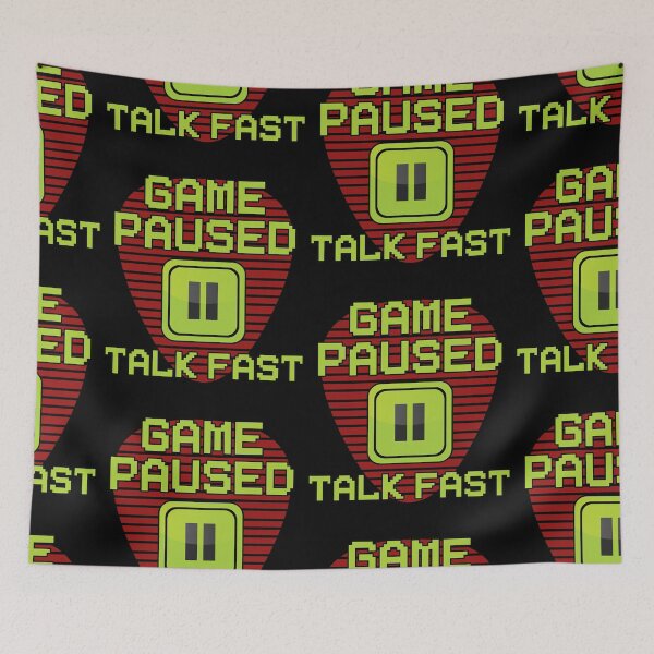 Item preview, Game Paused Talk Fast - Online Gaming designed and sold by styleofpop.