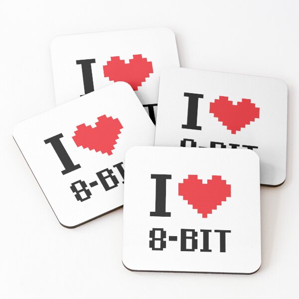 Item preview, I love 8 bit - 8 bit gaming style designed and sold by ShawnDzign.