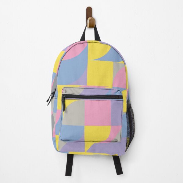 Item preview, Abstract ornament with geometric tiles in yellow and gray color palette designed and sold by acidmit.