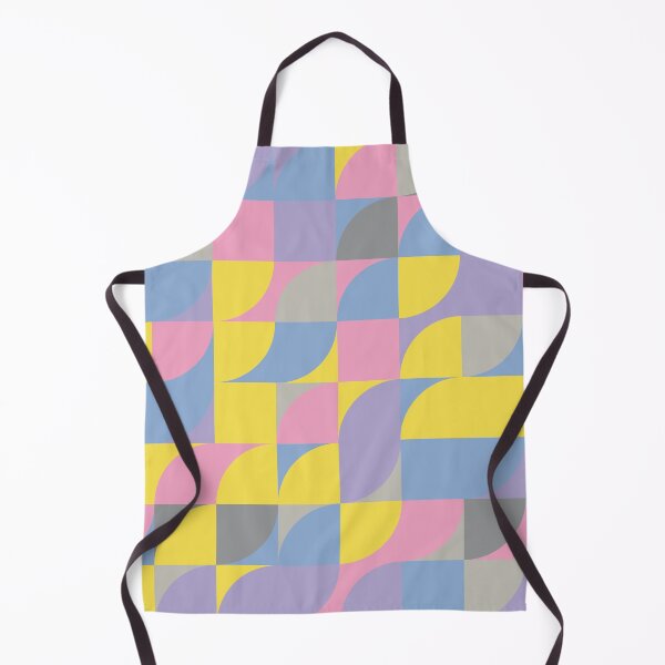 Item preview, Abstract ornament with geometric tiles in yellow and gray color palette designed and sold by acidmit.