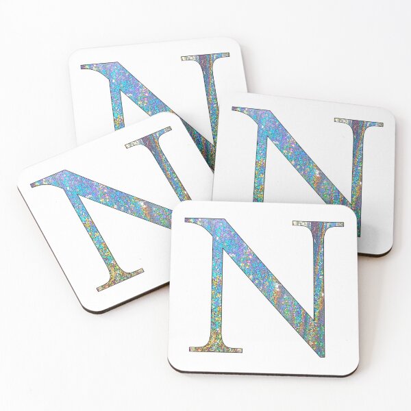 Item preview, Holographic Nu // Letter N designed and sold by artbysydsyd.
