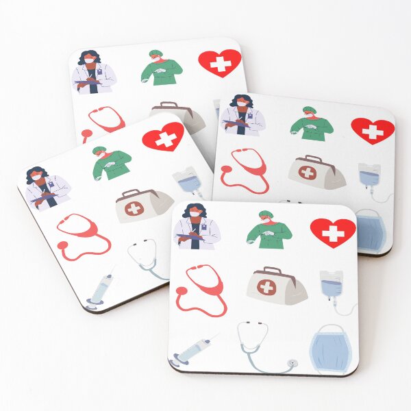 Item preview, Doctor, Nurse & Covid sticker pack designed and sold by Rajzone.