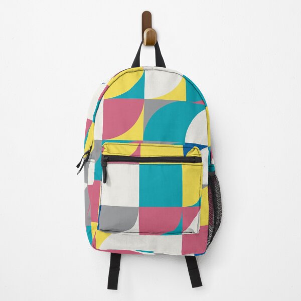 Item preview, Abstract mosaic with geometric tiles in yellow and gray color palette designed and sold by acidmit.