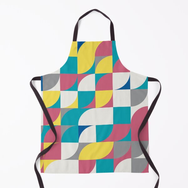 Item preview, Abstract mosaic with geometric tiles in yellow and gray color palette designed and sold by acidmit.