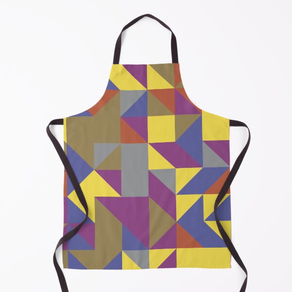 Item preview, Geometric tiles in yellow and gray color palette in abstract ornament designed and sold by acidmit.